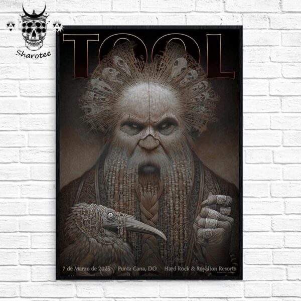 Tool Hard Rock And Roylton Resorts Punta Cana Dominican On March 7th 2025 Wall Decor Poster Canvas