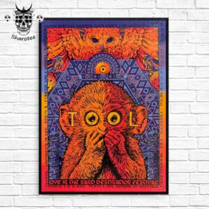 Tool Live In The Sand Destination Festival From March 7th To 9th 2025 Wall Decor Poster Canvas