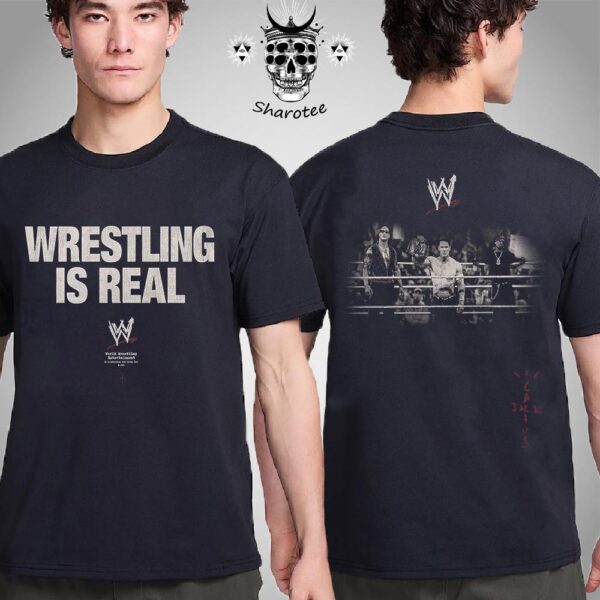 Travis Scott WWE Wrestling Is Real Two Sided Unisex T-Shirt