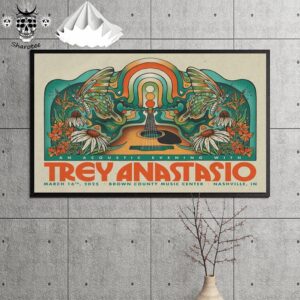 Trey Anastasio Show At Brown County Music Center Nashville Indiana On March 16th 2025 Wall Decor Poster Canvas