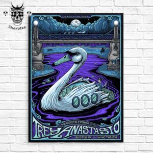 Trey Anastasio Shows At Boch Center Wang Theatre Boston Massachusetts On March 9th 2025 Wall Decor Poster Canvas