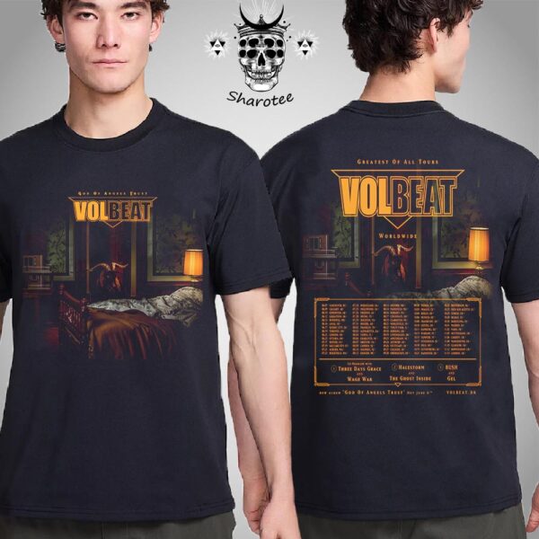 Volbeat New Album New Single And New 2025 Tour Greatest Of All Tours Dates Two Sided Unisex T-Shirt