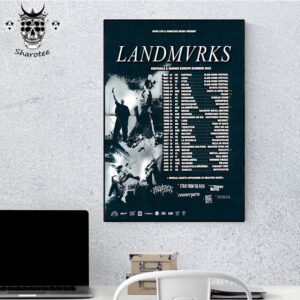 landmvrks Festivals And Shows Europe Summer 2025 Tour Dates Wall Decor Poster Canvas